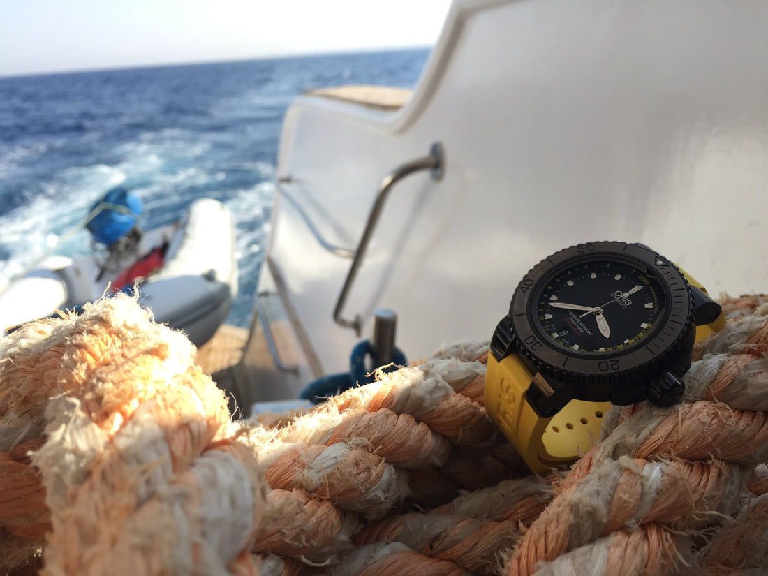 Oris Aquis-Diver im Einsatz